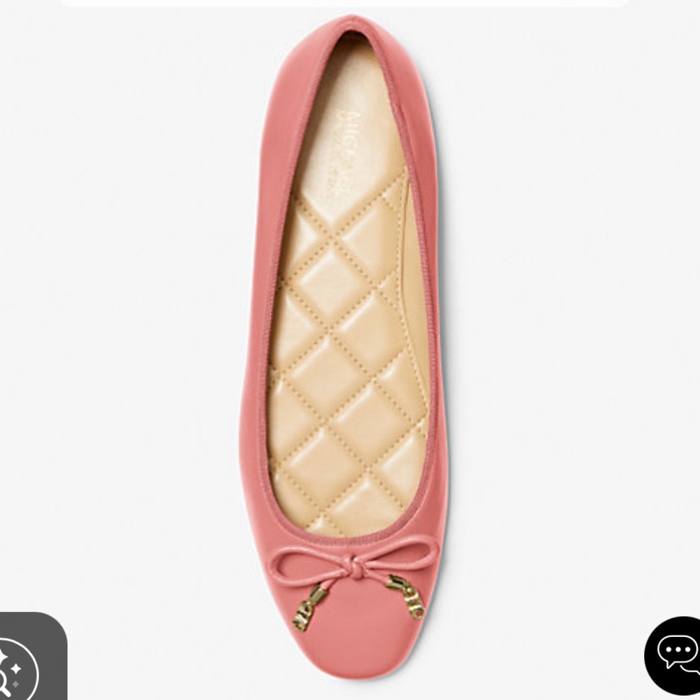 Michael Kors Nori Leather Ballet Flat Women's size 6.0 - Picture 3 of 9